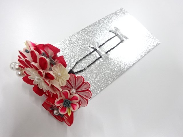 JAPANESE KIMONO / ANTIQUE PINCHED WORK
